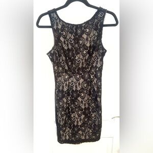 Forever 21 Elegant Black Mini Dress size small